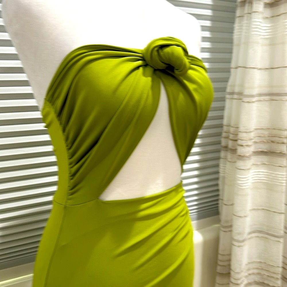 π΅ D&M Ruched Halter Dress - Picture 9 of 16
